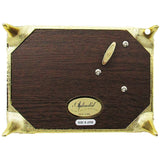 Glass Top Music Box, ", Fluttering Butterfly, Made Japan, Gold