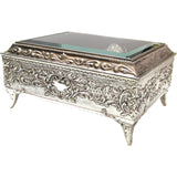 Glass Top Music Box, ", Fluttering Butterfly, Made Japan