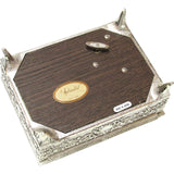 Glass Top Music Box, ", Fluttering Butterfly, Made Japan