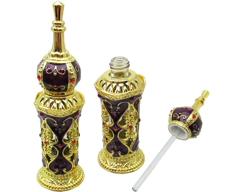 Moroccan Minaret Perfume Bottle, ml, Purple