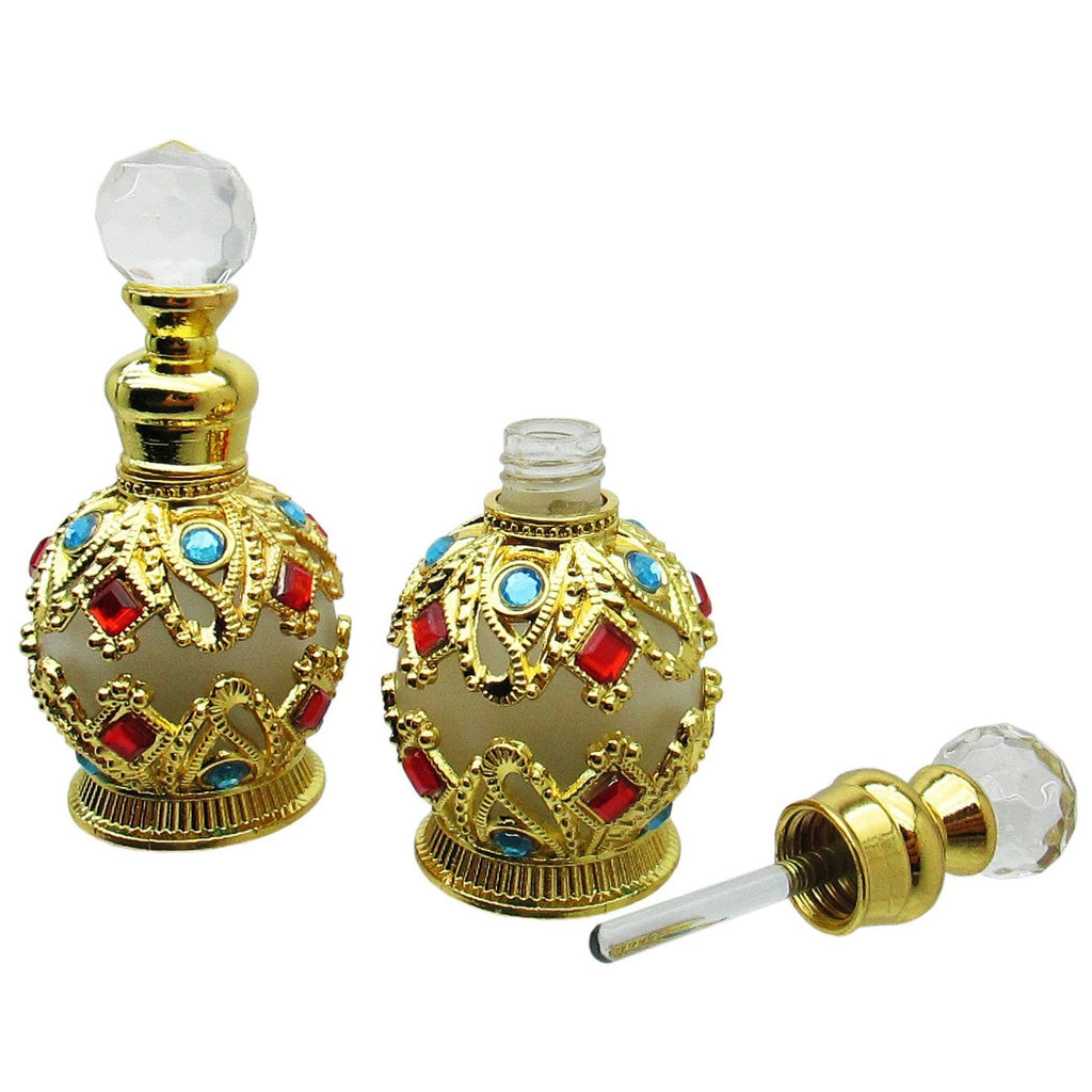 Decorated Perfume Bottle, ml, Gold