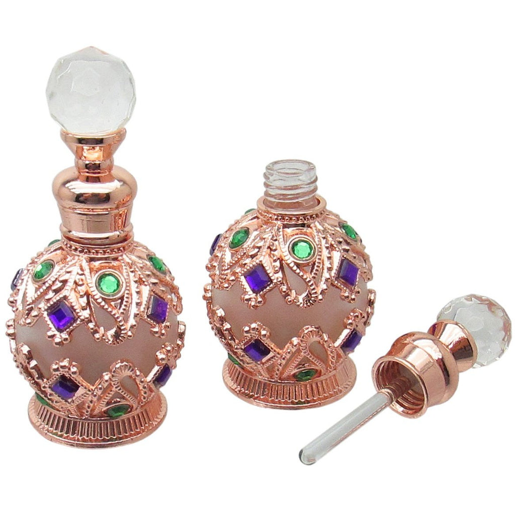 Decorated Perfume Bottle, ml, Rose Gold