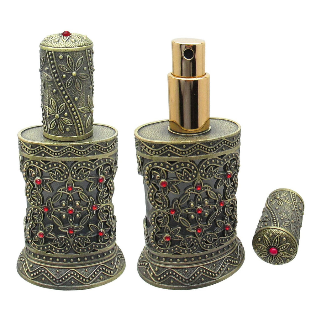 Antiqued Brass Spray | Perfume Bottle | CMG Gifts & Collectibles