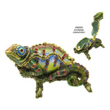 RUCINNI Chameleon Jeweled Trinket Box