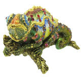 RUCINNI Chameleon Jeweled Trinket Box