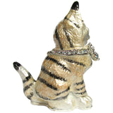RUCINNI Cat Jeweled Trinket Box,