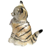 RUCINNI Cat Jeweled Trinket Box,