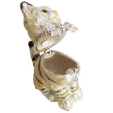 RUCINNI Cat Jeweled Trinket Box,