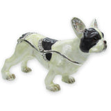 RUCINNI French Bulldog Jeweled Trinket Box