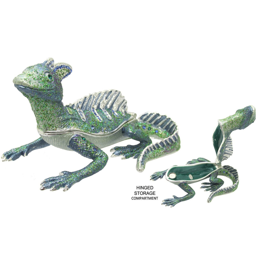 RUCINNI Lizard Jeweled Trinket Box