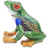 RUCINNI Frog Jeweled Trinket Box