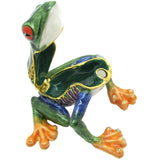 RUCINNI Frog Jeweled Trinket Box