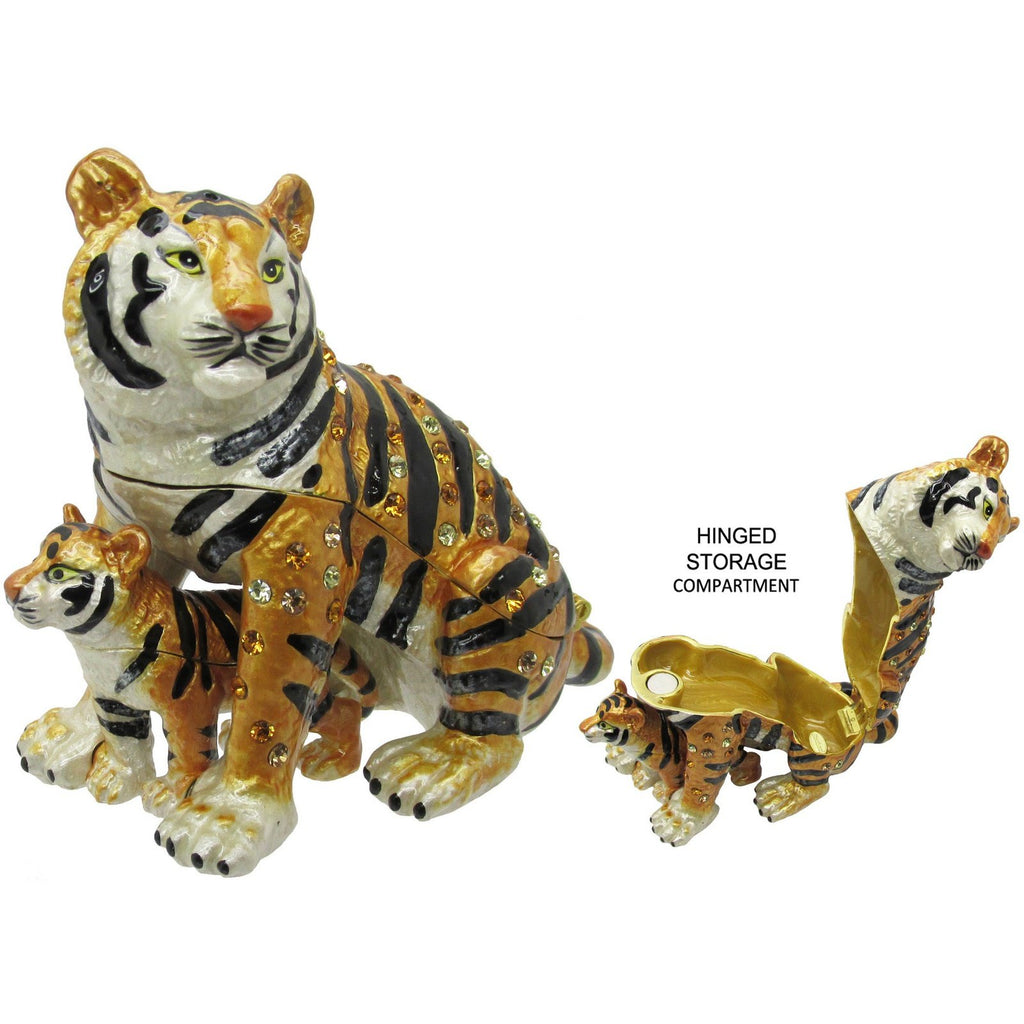 RUCINNI Tiger Cub Jeweled Trinket Box
