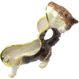 RUCINNI Cat Jeweled Trinket Box,