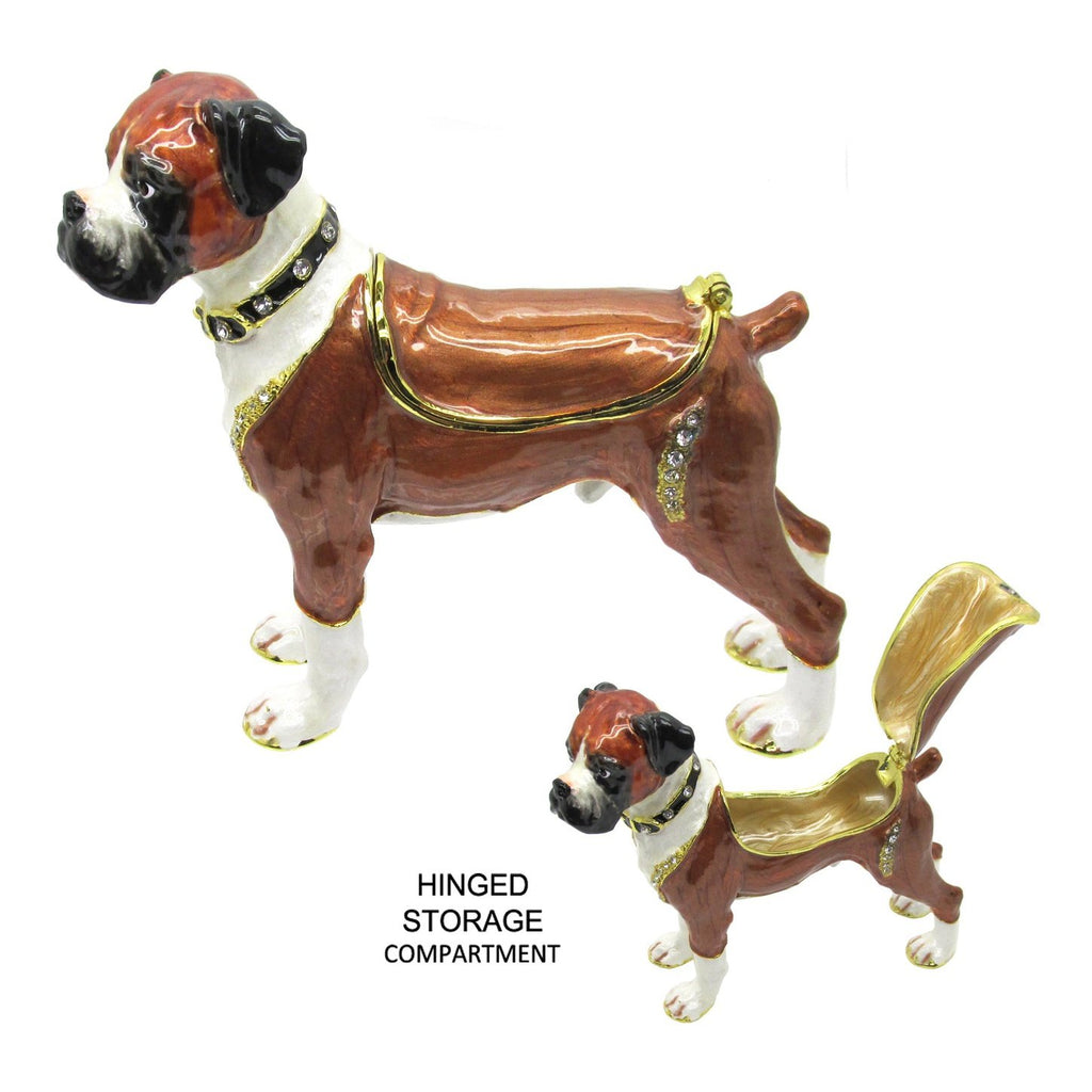 RUCINNI Boxer Jeweled Trinket Box