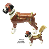 RUCINNI Boxer Jeweled Trinket Box