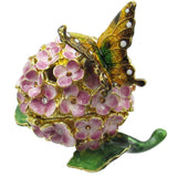 RUCINNI Hydrangea Jeweled Trinket Box