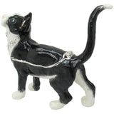 RUCINNI Cat Jeweled Trinket Box,