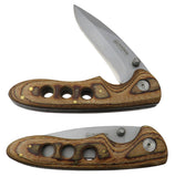 Magnum Wood Handle Folding Liner Lock Knife, 4.5"