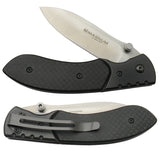 Boker Magnum Folding Liner Lock Knife, Carbon Fiber