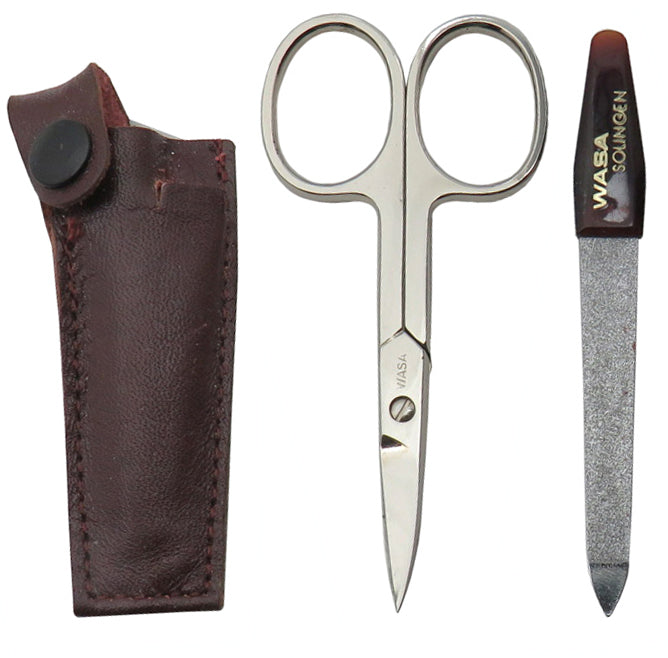 WASA 2 Piece Manicure Set with Case