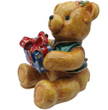 Teddy Bear Jeweled Trinket Box with Austrian  Crystals, #2