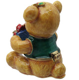 Teddy Bear Jeweled Trinket Box with Austrian  Crystals, #2