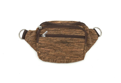 Cork Fanny Pack Dark Brown