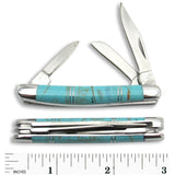 Southwestern Turquoise Inlay Pocket Knife, Blade