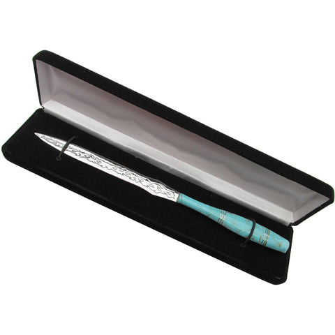 Southwestern Turquoise Inlay Letter Opener,
