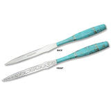Southwestern Turquoise Inlay Letter Opener,