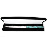 Southwestern Gemstone Inlay Letter Opener,#