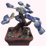 Gemstone Bonsai Tree, Lapis Lazuli,