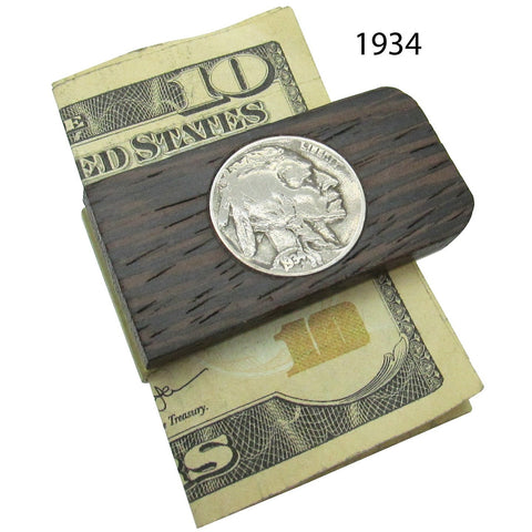 Money Clip, Native American, Indian Head Nickel