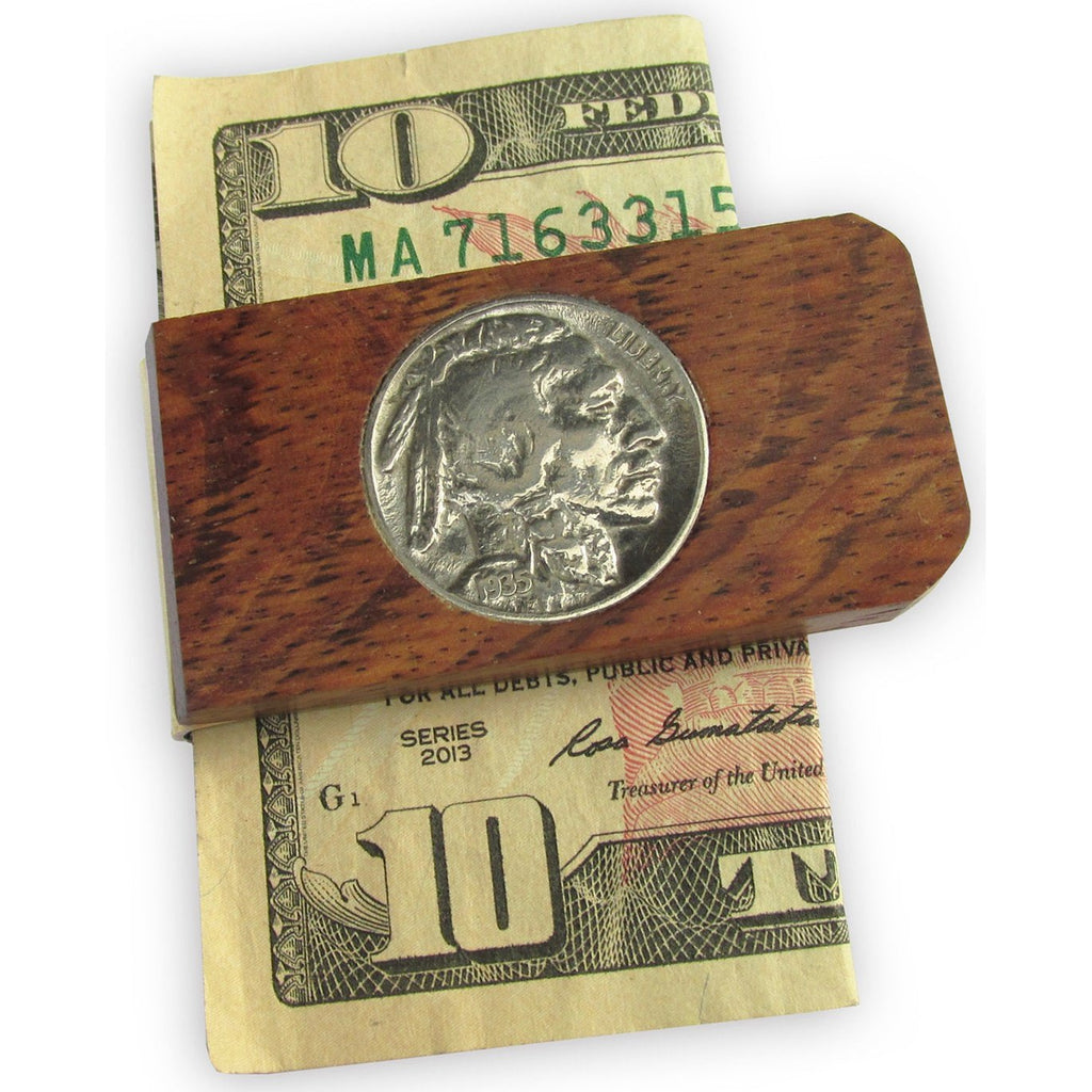 Money Clip, Native American, Indian Head Nickel