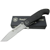 Smith Wesson CKTACS Special Tactical, Silver, Serrated Edge