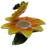 Sunflower Jeweled Trinket Box Austrian Crystals