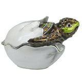 Sea Turtle, Hatching, Jeweled Trinket Box Austrian Crystals