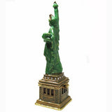 Statue Liberty Jeweled Trinket Box Austrian Crystals