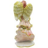 Peace Angel Jeweled Trinket Box Austrian Crystals