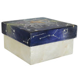 Capiz Shell Trinket Box, 3", Zodiac, Sagittarius