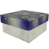 Capiz Shell Trinket Box, 3", Zodiac, Libra