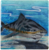 Capiz Shell Trinket Box, 3", Shark