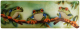 Capiz Shell Trinket Box, 9", Frogs