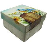 Capiz Shell Trinket Box, ", Bluebird