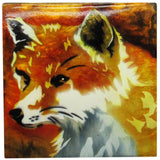 Capiz Shell Trinket Box, ", Red Fox