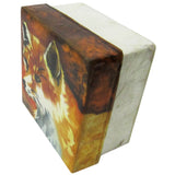 Capiz Shell Trinket Box, ", Red Fox