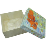 Capiz Shell Trinket Box, ", Clownfish