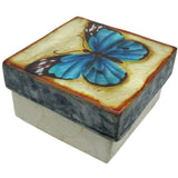 Capiz Shell Trinket Box, ", Butterfly