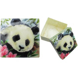Capiz Shell Trinket Box, ", Panda